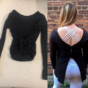 Lululemon Zen Bender Tie back Shirt